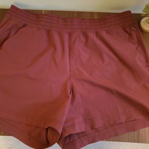 Old Navy Activewear Shorts Side Zip Pocket Terracotta Large